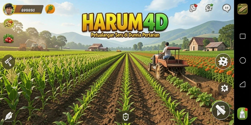 Gameplay seru di dunia pertanian HARUM4D yang menarik.