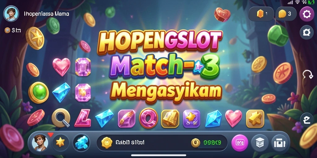 Tampilan gameplay seru HOPENGSLOT dengan warna-warni mencolok.