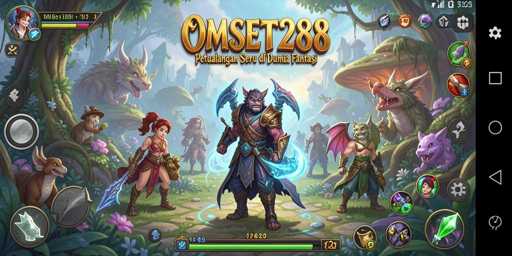 Tampilan gameplay OMSET288 yang menakjubkan dalam petualangan fantastis.
