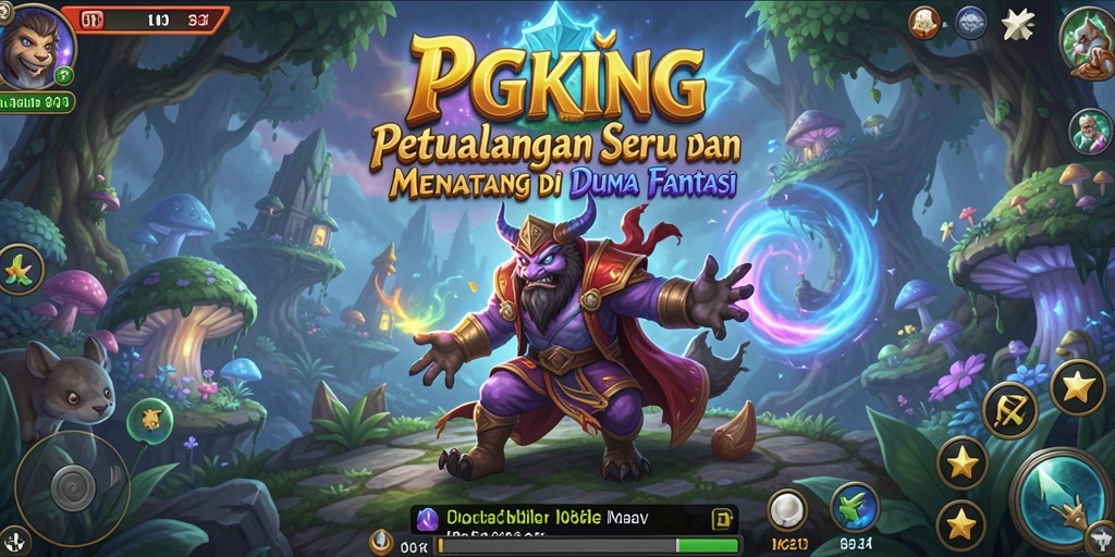Screenshot PGKING menampilkan aksi seru dalam gameplay Adventure.