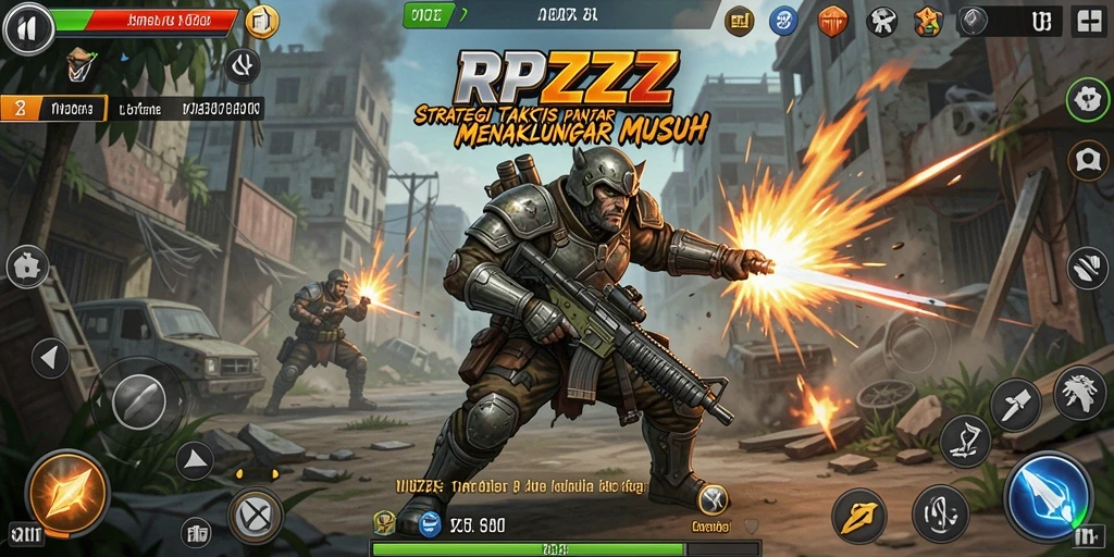 Screenshot gameplay RPZZZ yang menunjukkan pertempuran strategi yang mendebarkan.
