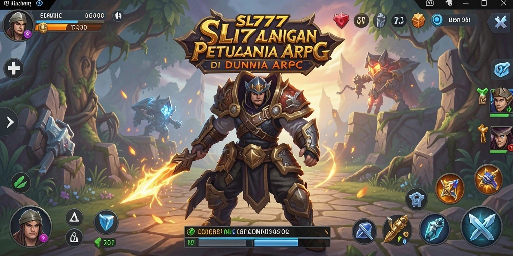 Tampilan aksi seru dalam gameplay ARPG SL777.