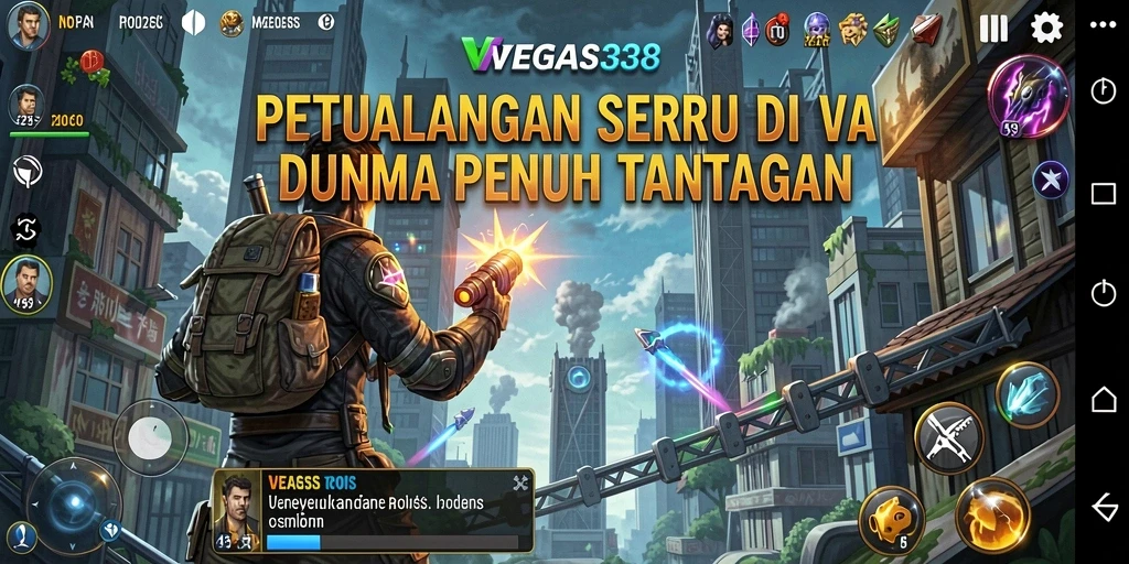 Tampilan gameplay VEGAS338 yang mendebarkan dan penuh aksi petualangan.