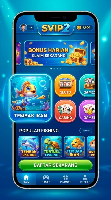 Screenshot aplikasi svip2 menunjukkan berbagai kategori aplikasi tersedia.